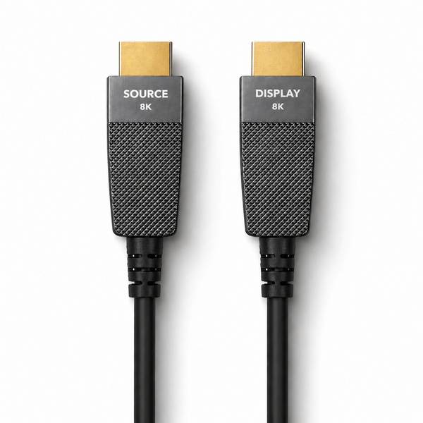 FeinTech ProAqtive HDMI Glasfaserkabel 12m Hybrid-Kabel AOC 48Gbps eARC CEC