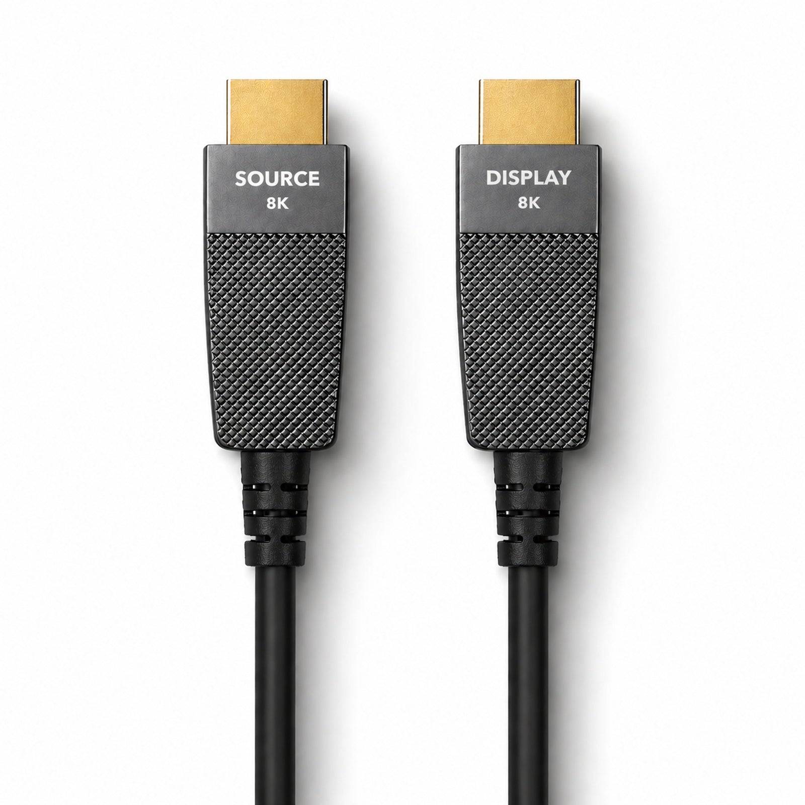 FeinTech ProAqtive HDMI Glasfaserkabel 10m Hybrid-Kabel AOC 48Gbps eARC CEC-0
