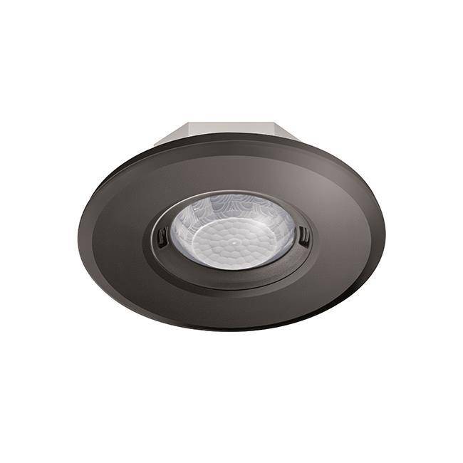 Esylux PD-FLAT 360i/8 RB EP10427954 schwarz Up Decken Präsenzmelder 360° rd Install.Baumaterial