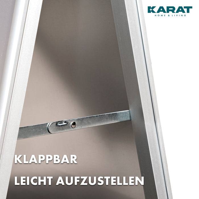 KARAT Kundenstopper - DIN A2 - Doppelseitiger Gehwegaufsteller - Werbeaufsteller für Plakate - aus Aluminium-1