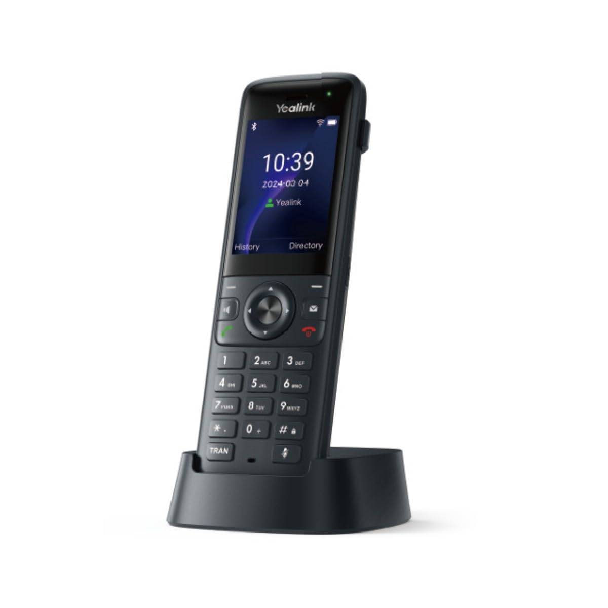 Yealink ax83H - Schnurloses VoIP-Telefon - mit Bluetooth-Schnittstelle mit Rufnummernanzeige/Anklopffunktion - IEEE-1