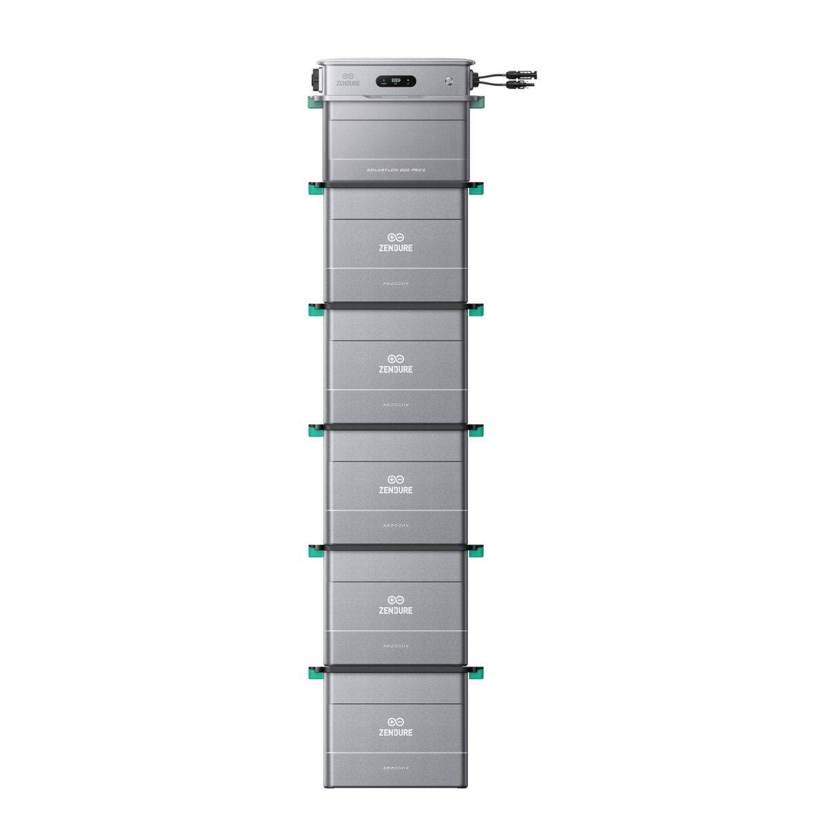 Zendure SolarFlow 800 Pro 2 All-in-One Balkonkraftwerk-Speicher 11,52 kWh – 5x AB2000X-0