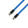 Van Damme Plasma Grade 75 Ohm Koaxialkabel BNC Word Clock und Video 0.25m Blau