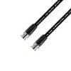 Van Damme Plasma Grade 75 Ohm Koaxialkabel BNC Word Clock und Video 0.25m Schwarz