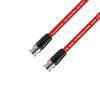 Van Damme Plasma Grade 75 Ohm Koaxialkabel BNC Word Clock und Video 0.25m Rot