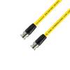 Van Damme Plasma Grade 75 Ohm Koaxialkabel BNC Word Clock und Video 0.25m Gelb