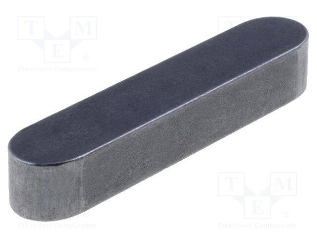 Werkzeugstahl BN 870 W: 8mm Passfeder L: 80mm DIN 6885 H: 7mm-0