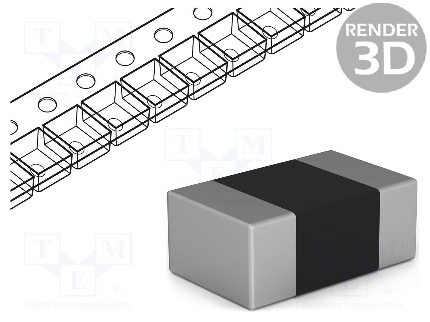 0805 ±5% -40÷150°C 210mW 100kΩ 4100K NTC Thermistor SMD-0
