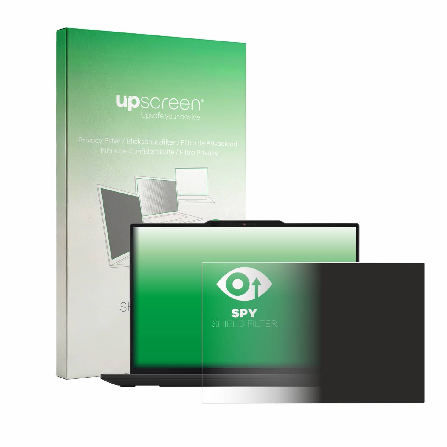 upscreen Blickschutzfilter für Dell Latitude 7350 Laptop Blaulichtfilter Sichtschutz Privacy Anti Spy abnehmbar-4