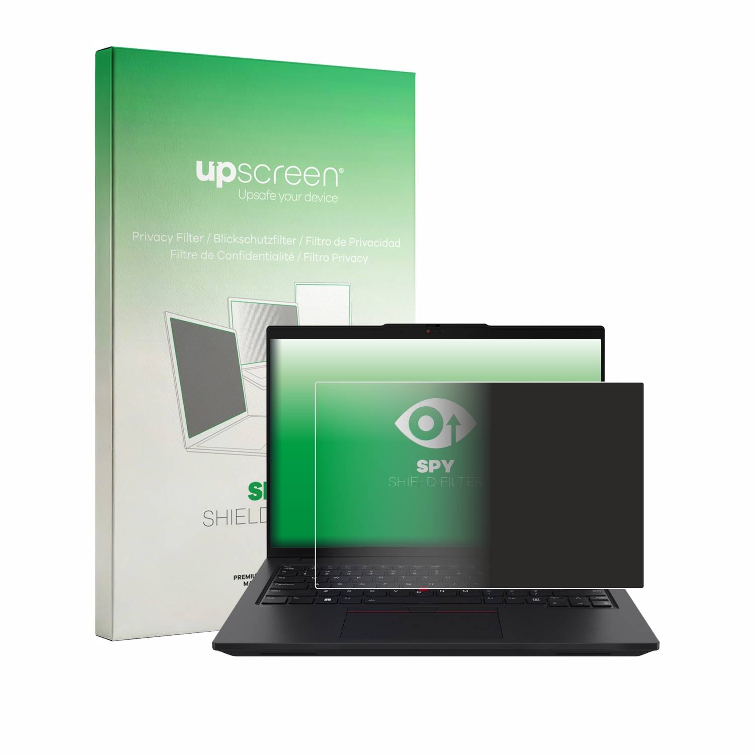 upscreen Blickschutzfilter für Lenovo ThinkPad L14 Gen 7 Blaulichtfilter Sichtschutz Privacy Anti Spy abnehmbar-0