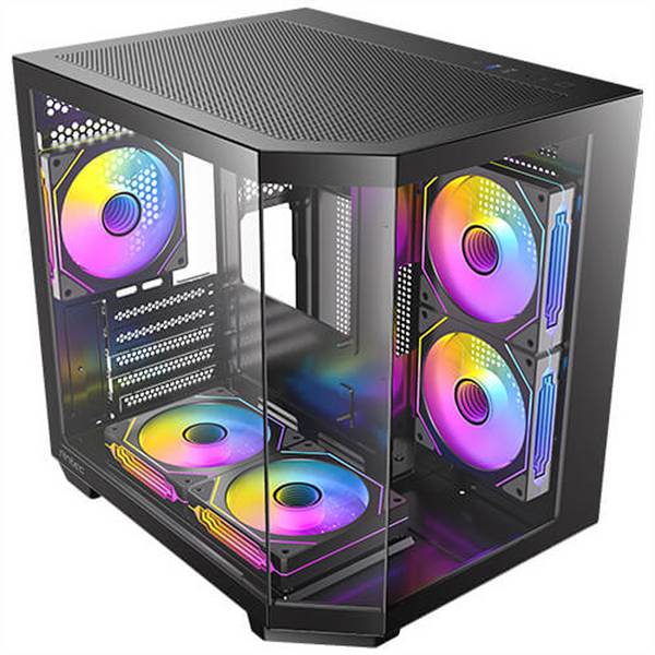 ANTEC CX M2 ARGB B PC Case, Mini-Tower microATX, schwarz