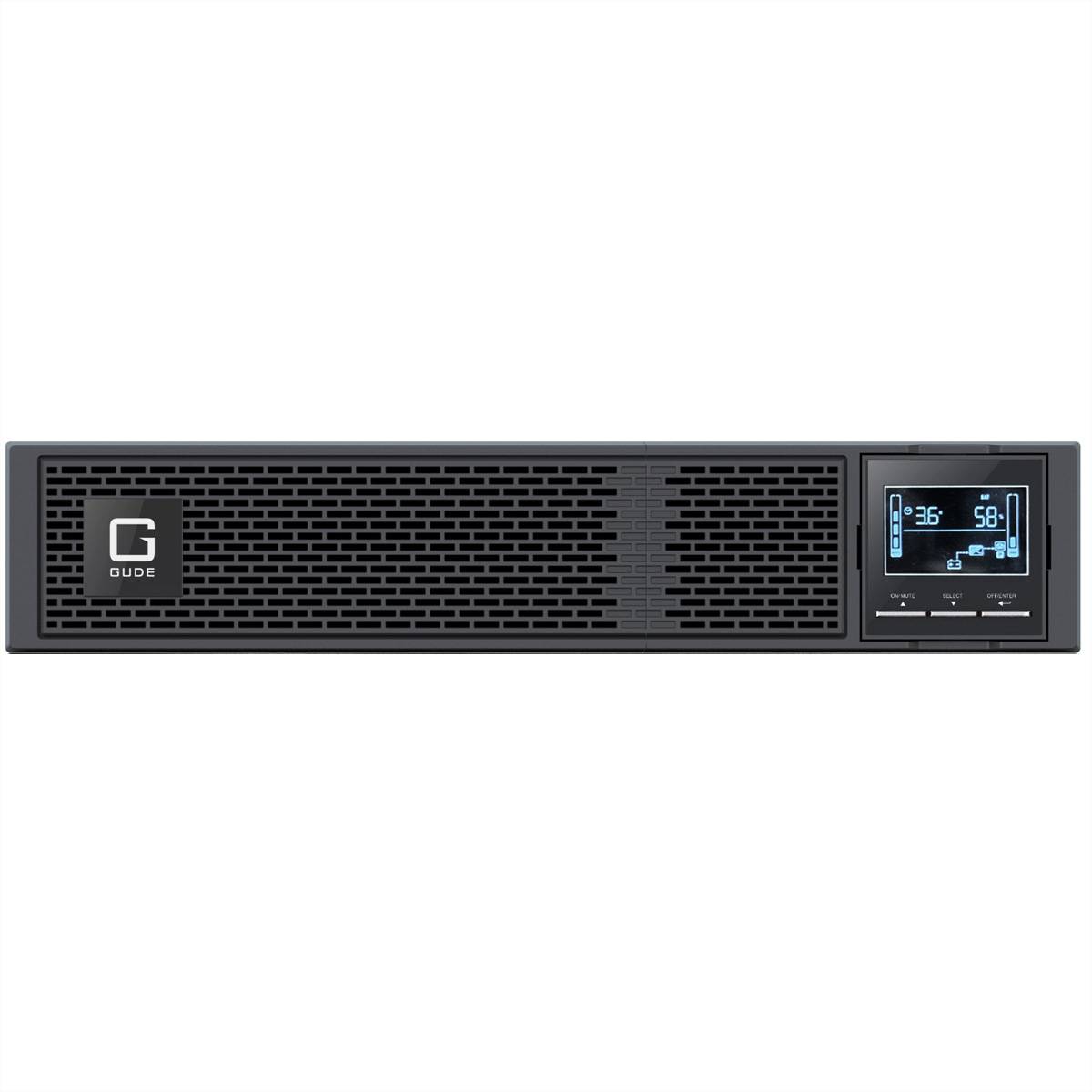GUDE EPB 8810-1 USV 1000VA UPS Backup Tower/RM, schwarz-0