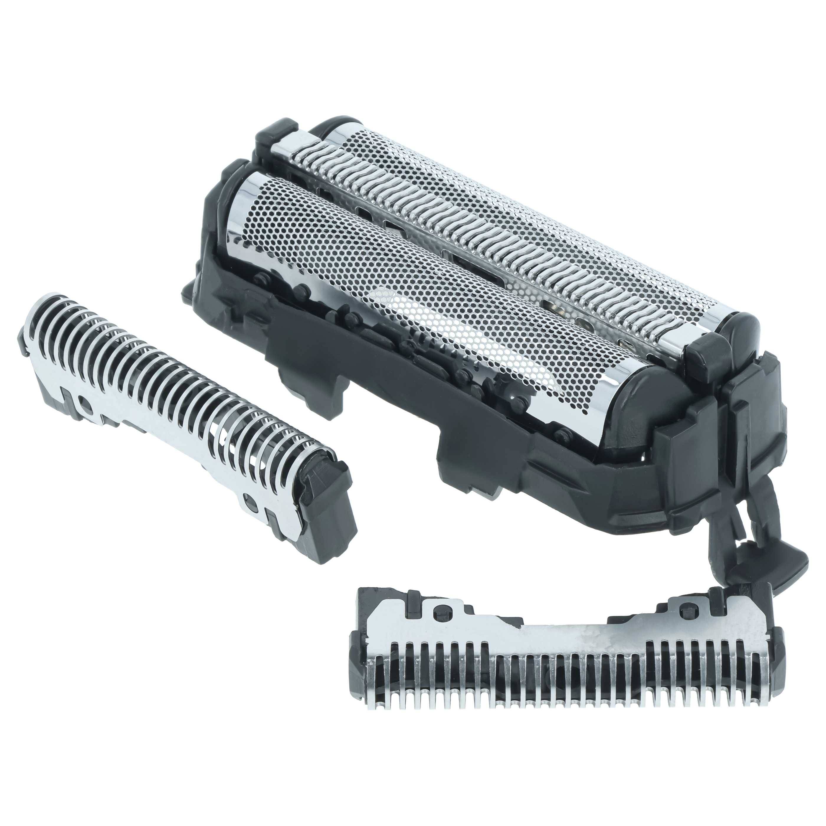 vhbw 1x Scherfolie, 3x Klinge kompatibel mit Panasonic ES-RT57, ES-SL33, ES-ST3N, ES8101, ES8109 Rasierer Schwarz-0