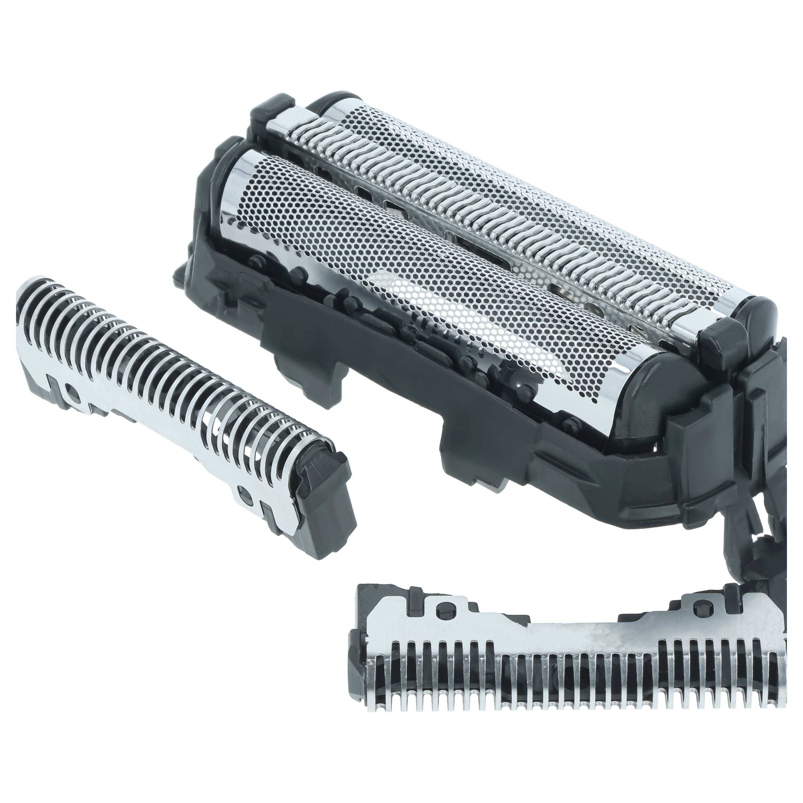 vhbw 1x Scherfolie, 3x Klinge kompatibel mit Panasonic ES-RT57, ES-SL33, ES-ST3N, ES8101, ES8109 Rasierer Schwarz-3