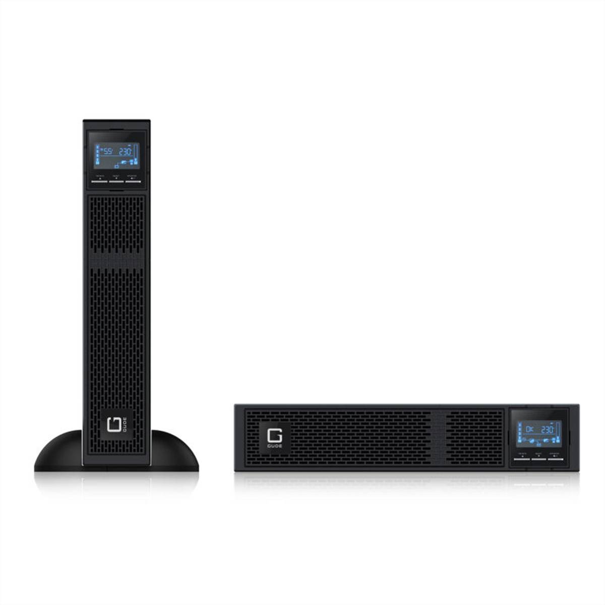 GUDE EPB 8810-1 USV 1000VA UPS Backup Tower/RM, schwarz-3