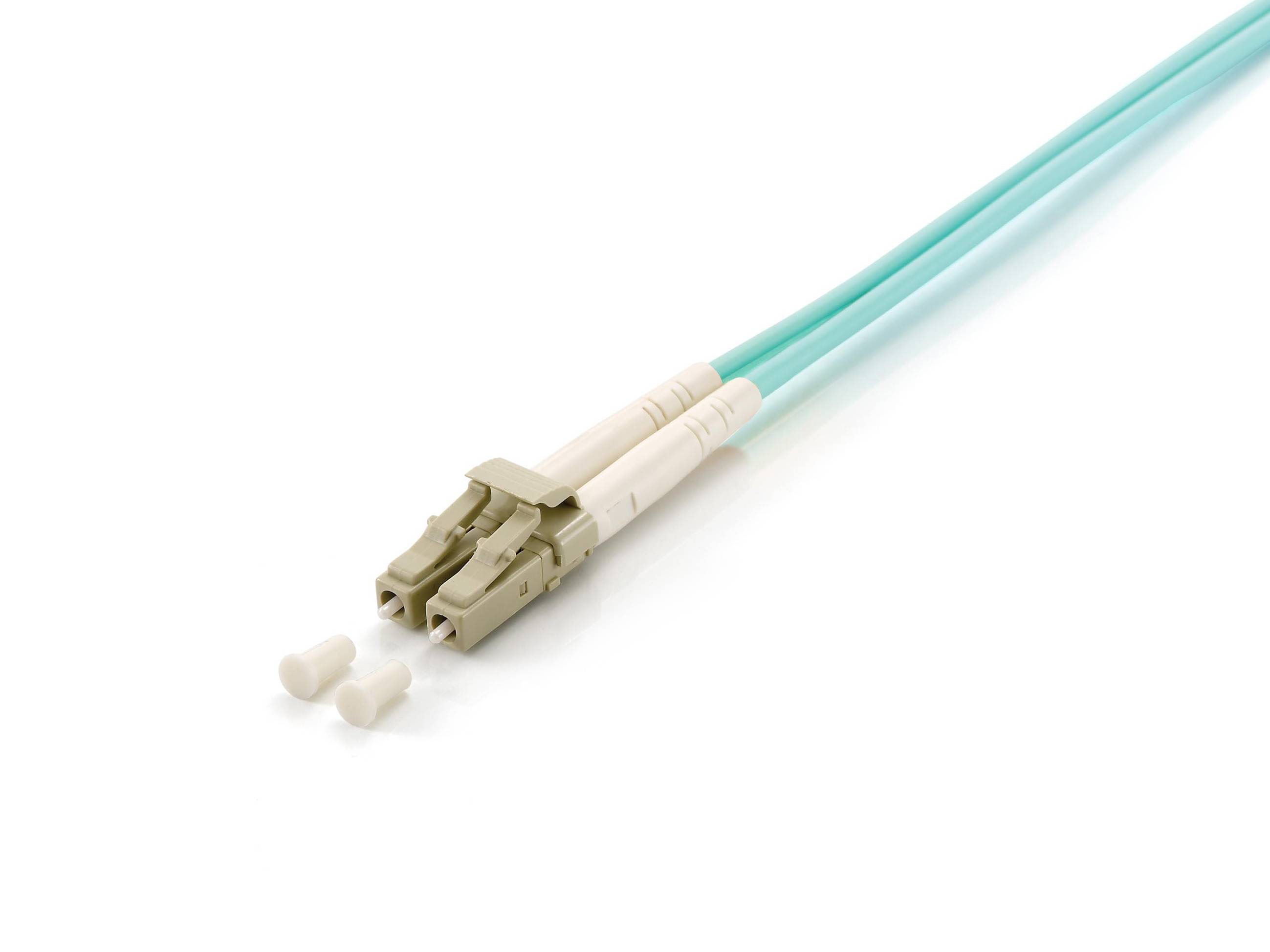 Equip Patchkabel LC->LC 25.00m Multimode Duplex OM3 türkis Multimedia-Technik Lichtwellenleiterkab-2