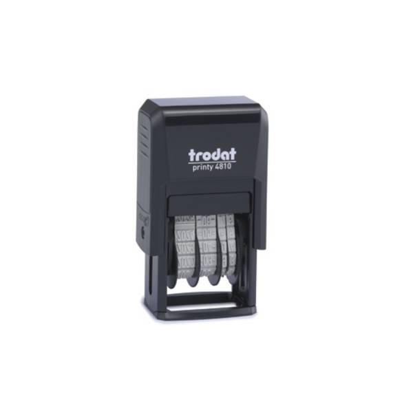 TRODAT Datumstempel Printy ISOschw+Kissenschw 4810 JJJJ/MM/T
