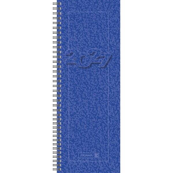 Vormerkkalender 783 10x29,7cm 1 Woche/2 Seiten Karton blau 2027