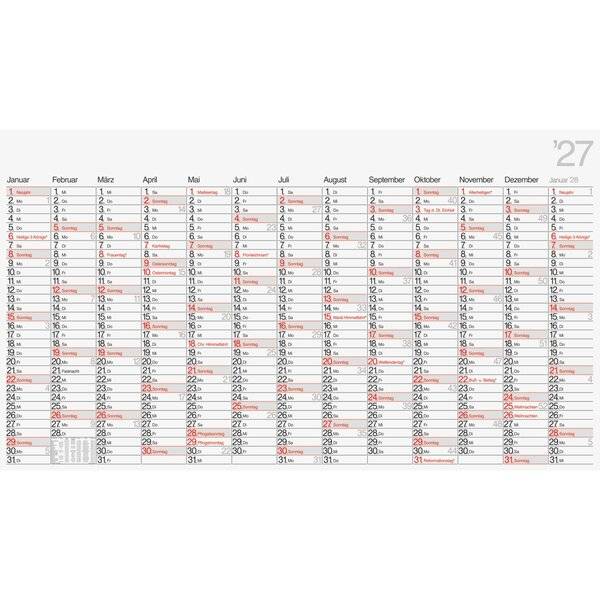 rido idé Wandkalender "Plakatkalender young design XL", 2027-0