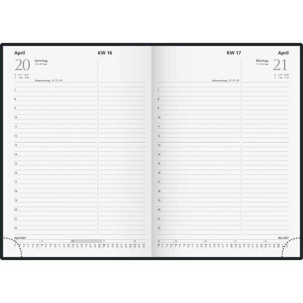 rido idé Buchkalender "Chefplaner Miradur", 2027, schwarz-1