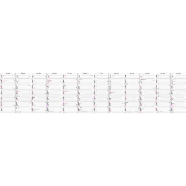 Urlaubsplaner Planorama 138x29,5cm 2027-1