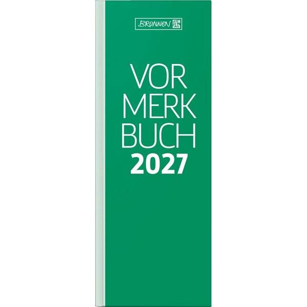 Vormerkbuch 785 10,8x29,7cm 1 Tag/Seite Deckenband grün 2027-0