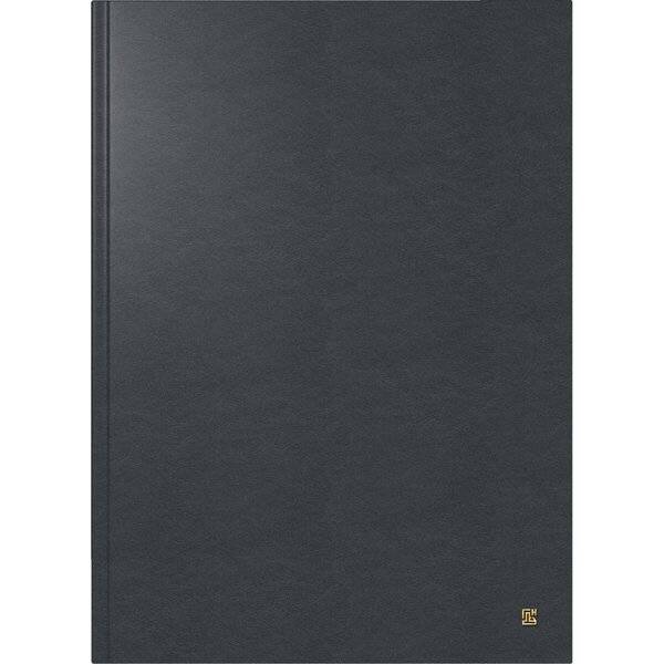 Buchkalender 787 A4 1 Tag/Seite Nappa Leder schwarz 2027-0