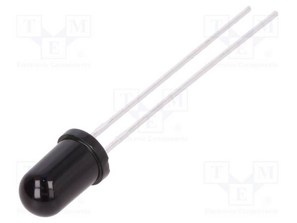Fototransistor λp max: 940nm 5mm Linse: schwarz THT 30V