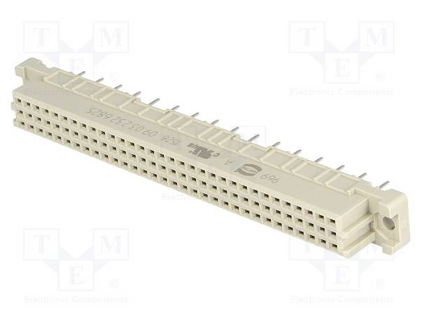 Buchse weiblich PIN: 32 2A Steckverbinder: DIN 41612 gerade
