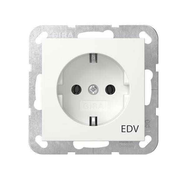Gira Steckdose Aufdruck EDV 445827
