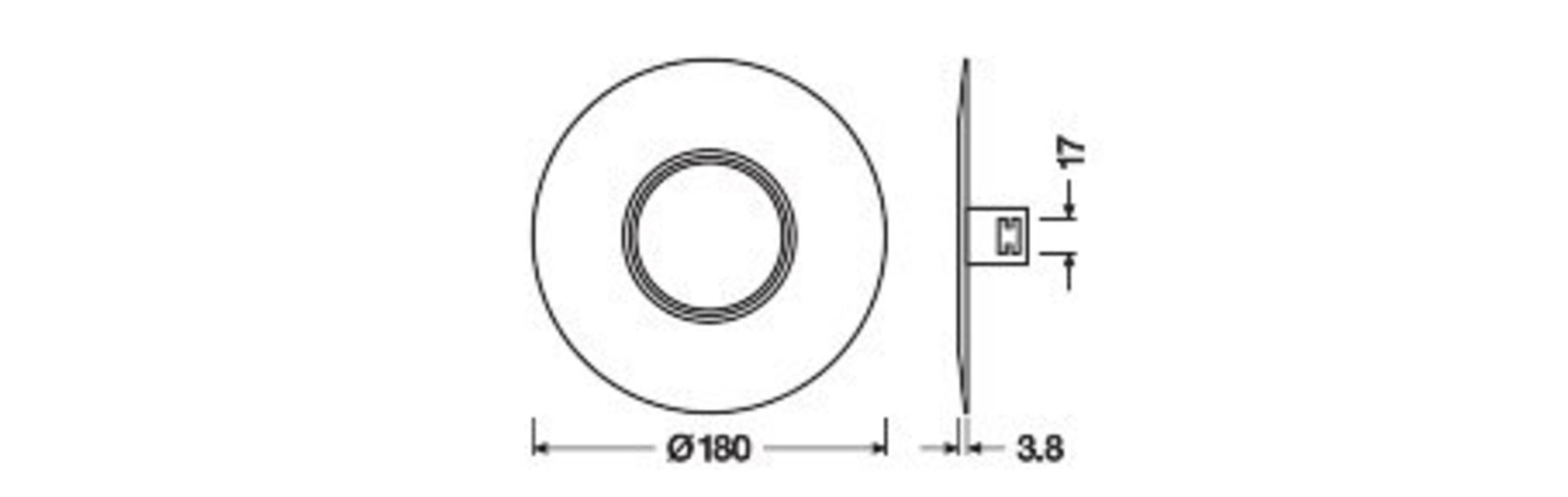 LEDVANCE - LEDV Abdeckring Spot-Air-Fix weiss für DA 115-160mm-1