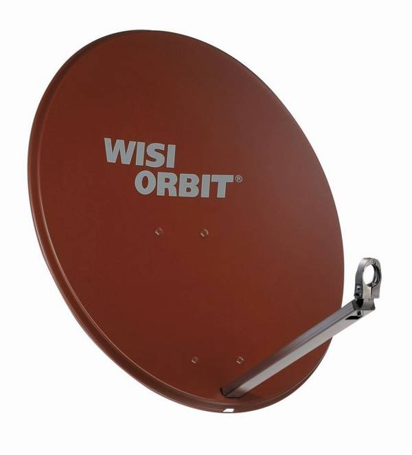 1St. Wisi OA38I rotBraun Offsetspiegel 80cm ALU