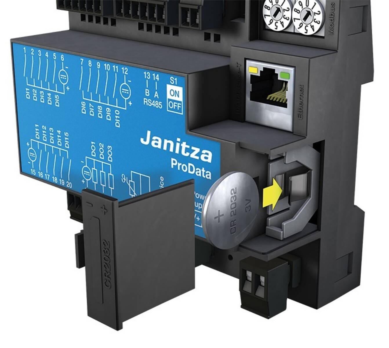 JANITZA ELECTRONICS - Datenlogger PRODATA2 20V-250V UL u.Ethernet-Modbus-Gateway 5224011 1-1