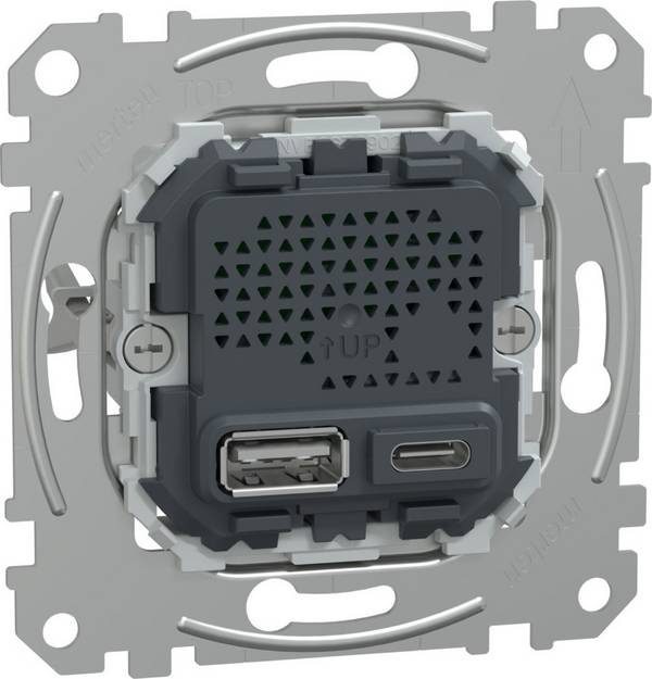 Merten USB Ladestation-Einsatz MEG4366-0140