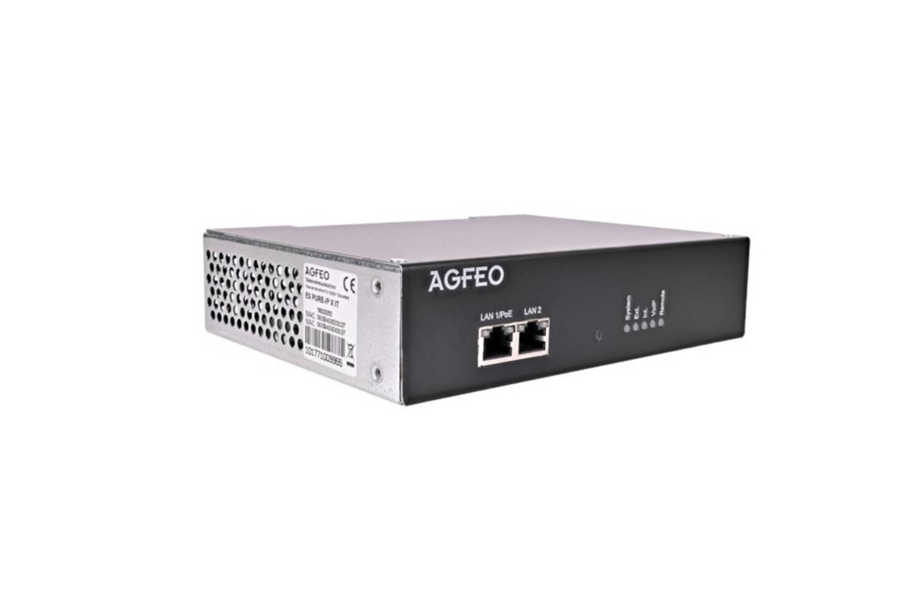 AGFEO Telefonanlage ES Pure-IP X IT (19" Gehäuse) - Telefonanlage - 800 g-0