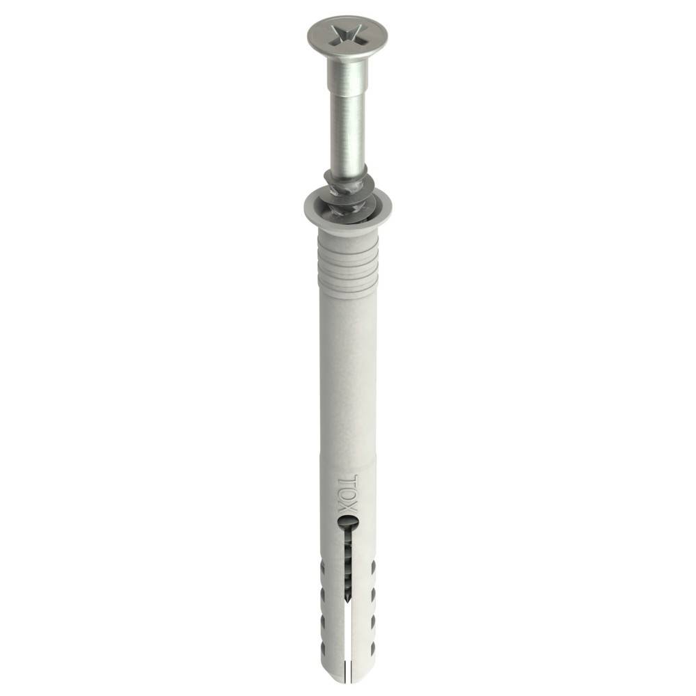 TOX Nageldübel Attack Schlagdübel vormontiert mit Senkbund und Schraube 6x35 mm - 50 Stück-0
