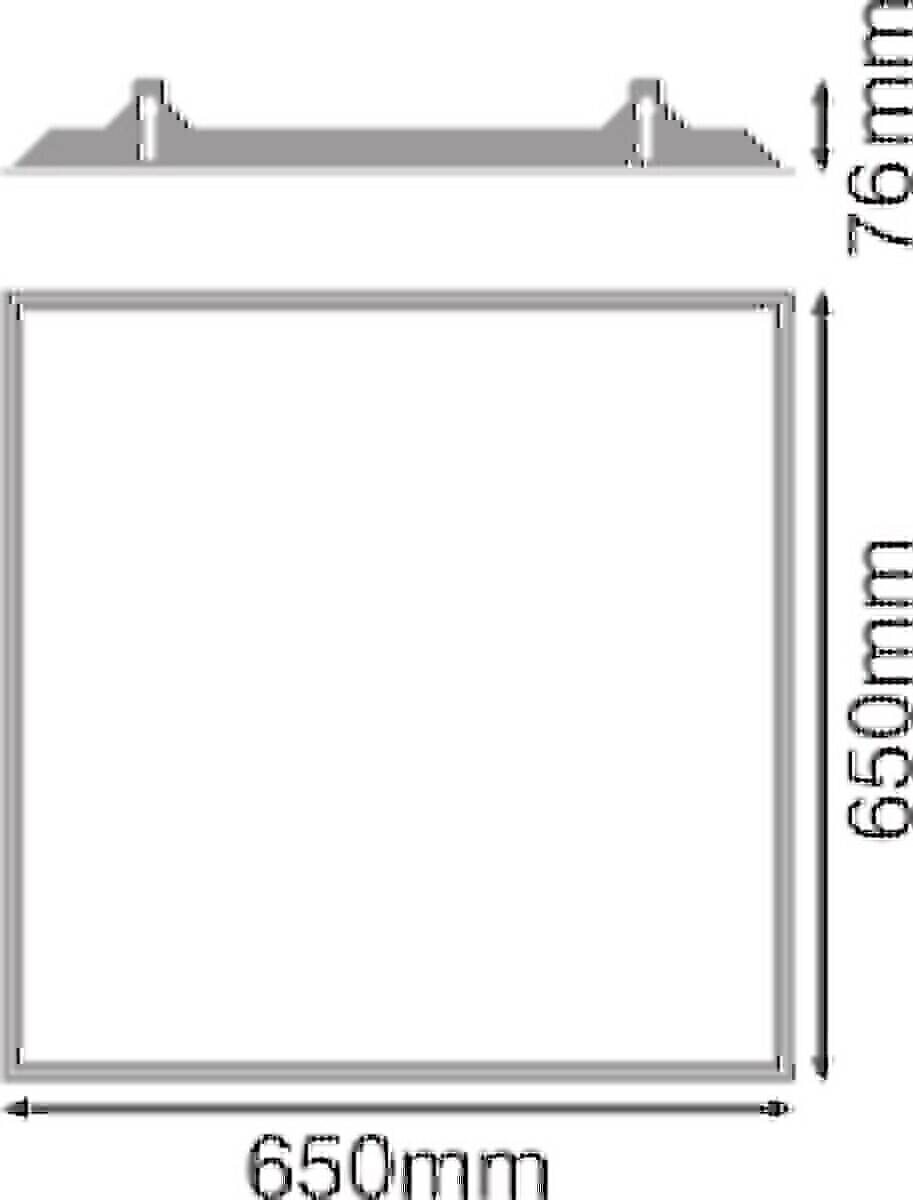 LEDVANCE Osram Einbaurahmen PL 625 RECESSED MOUNT FRAME 2X1-1