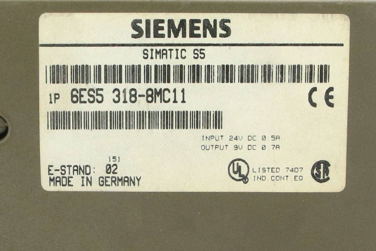 Siemens 6ES5318-8MC11 Siemens 4025515052999 SIMATIC S5, IM318-C INTERFACE MOD.,SLAVE INTERFACE,FOR ET200U TO PROFIBUS DP-1