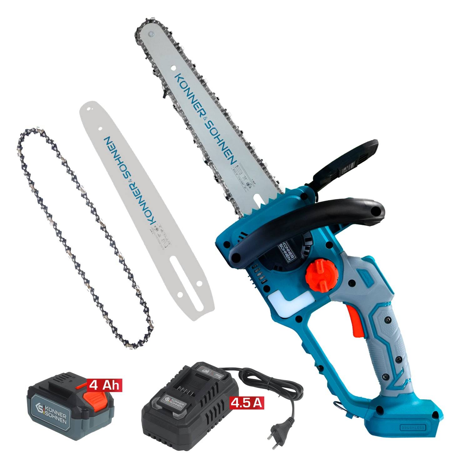 Akku-Mini-Kettensäge KS MCS20V-12 SET-0