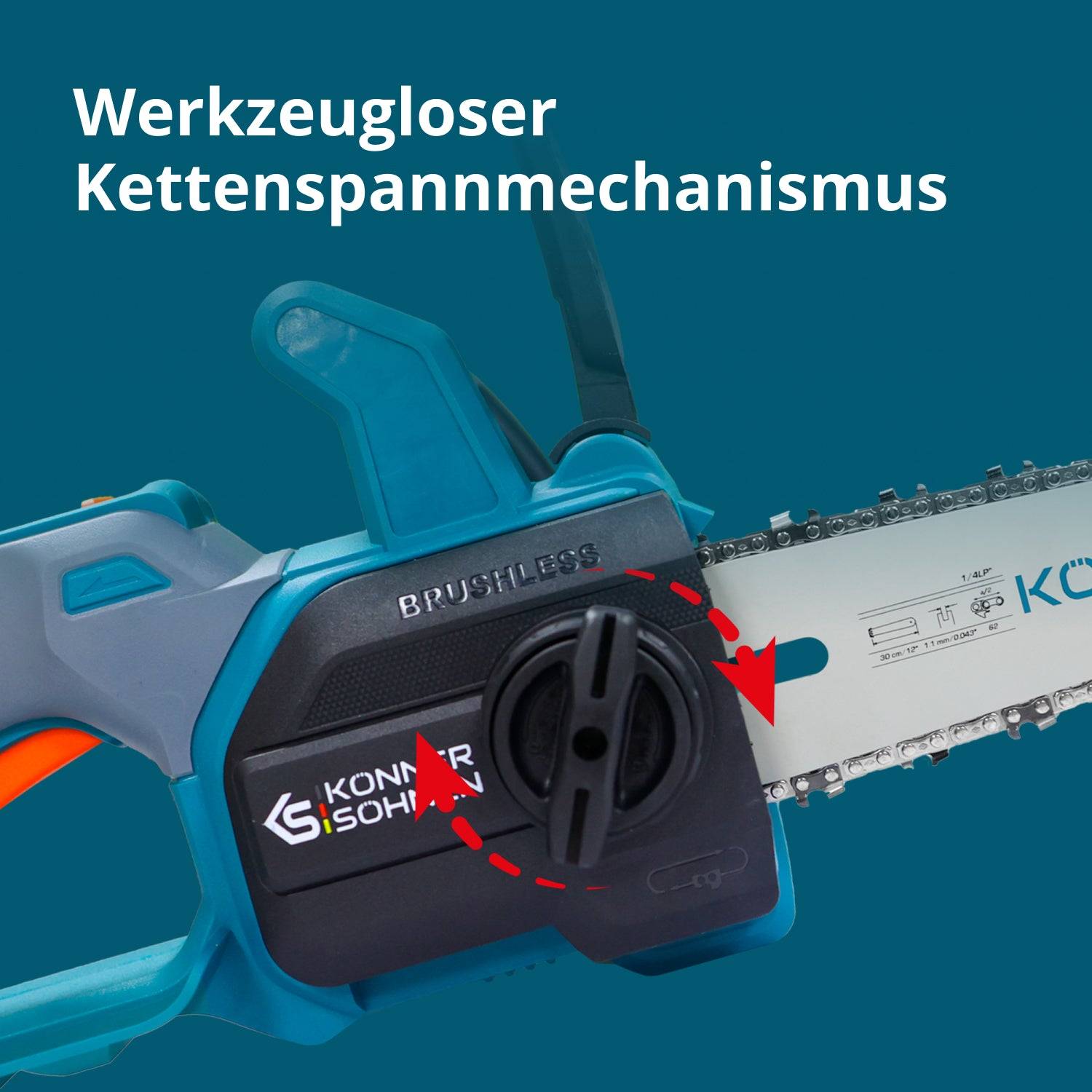 Akku-Mini-Kettensäge KS MCS20V-12 SET-3