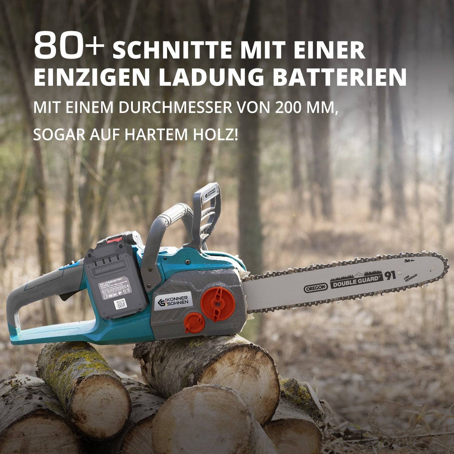 Akku-Kettensäge KS CS40V-14-1