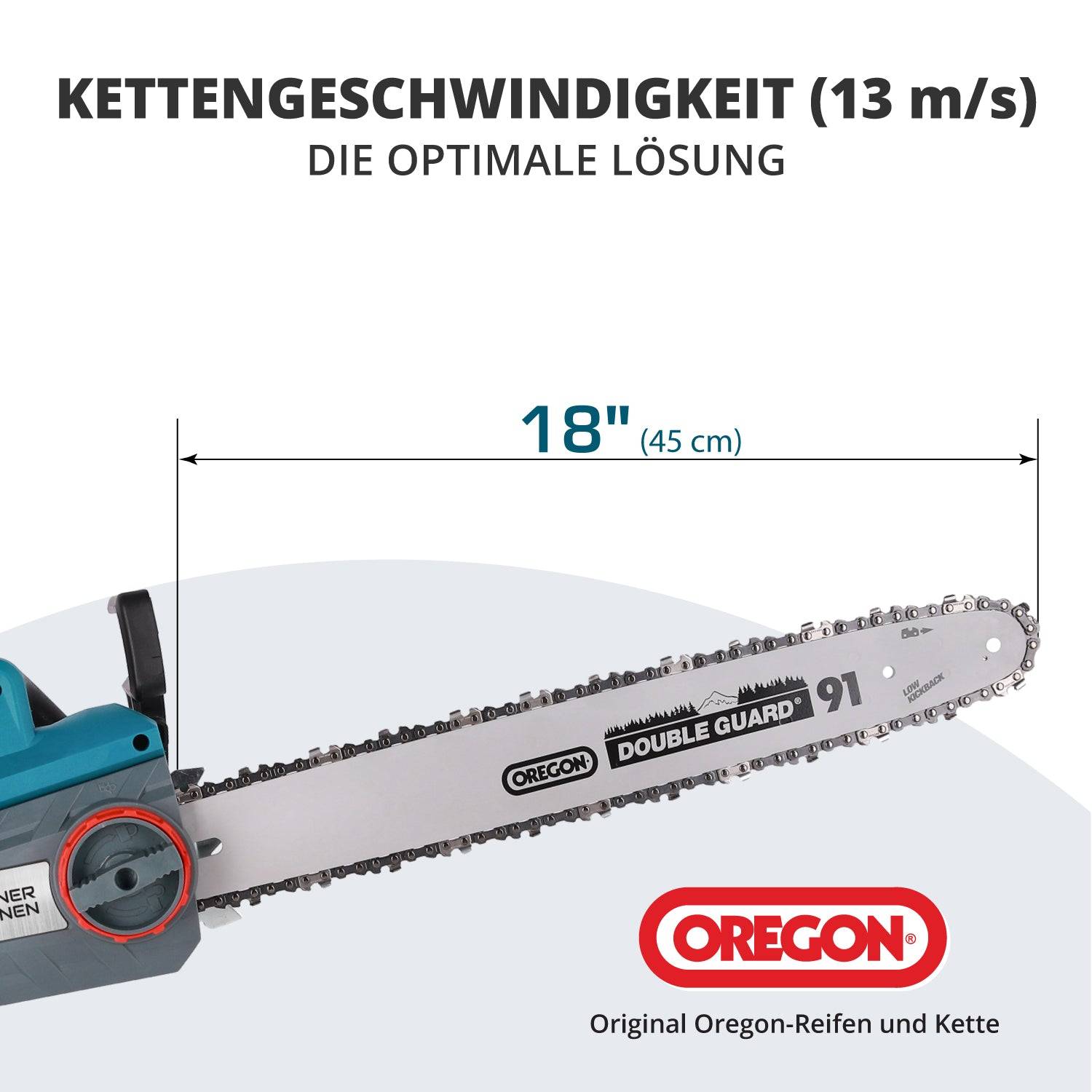 Elektro-Kettensäge KS CS2400-18-2