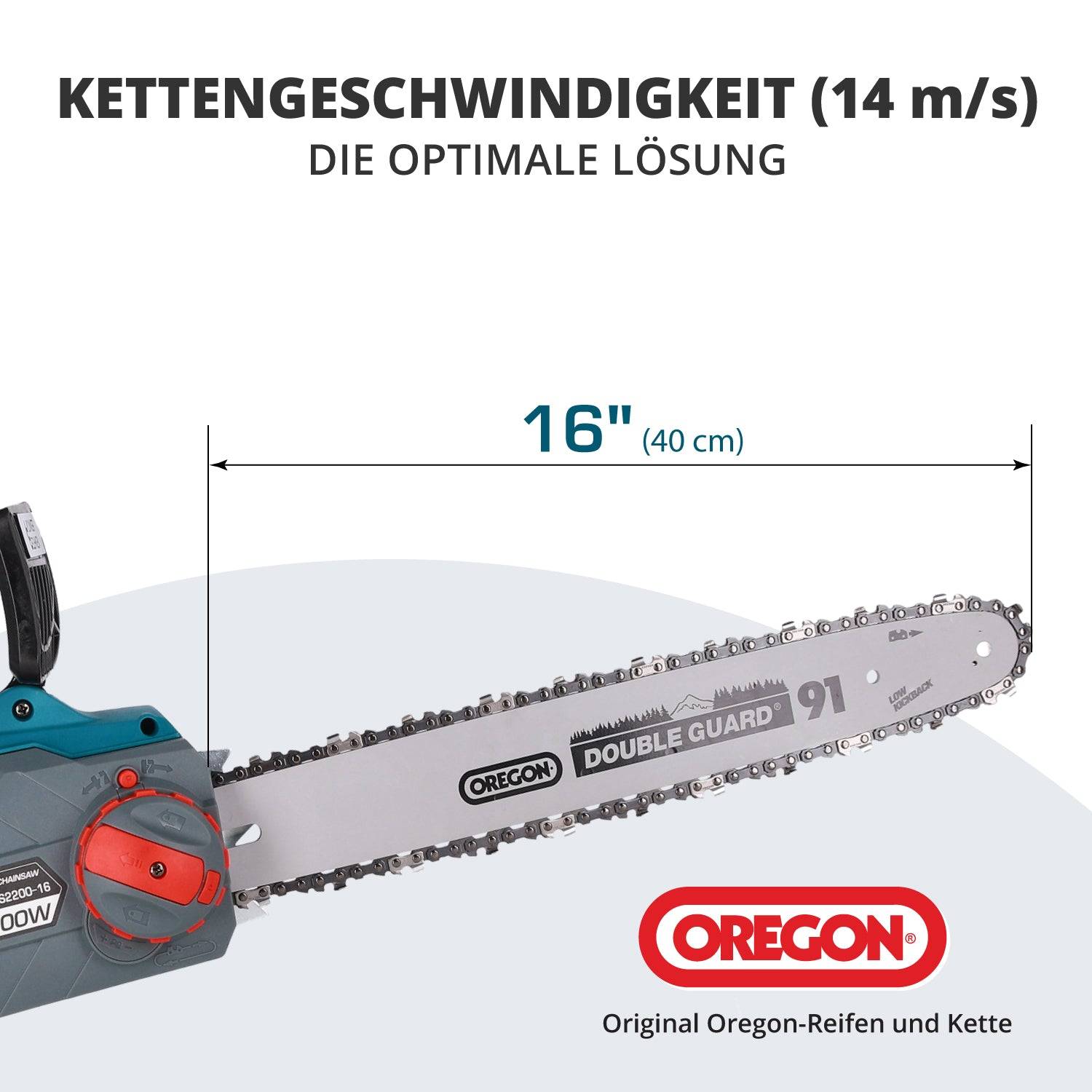 Elektro-Kettensäge KS CS2200-16-2