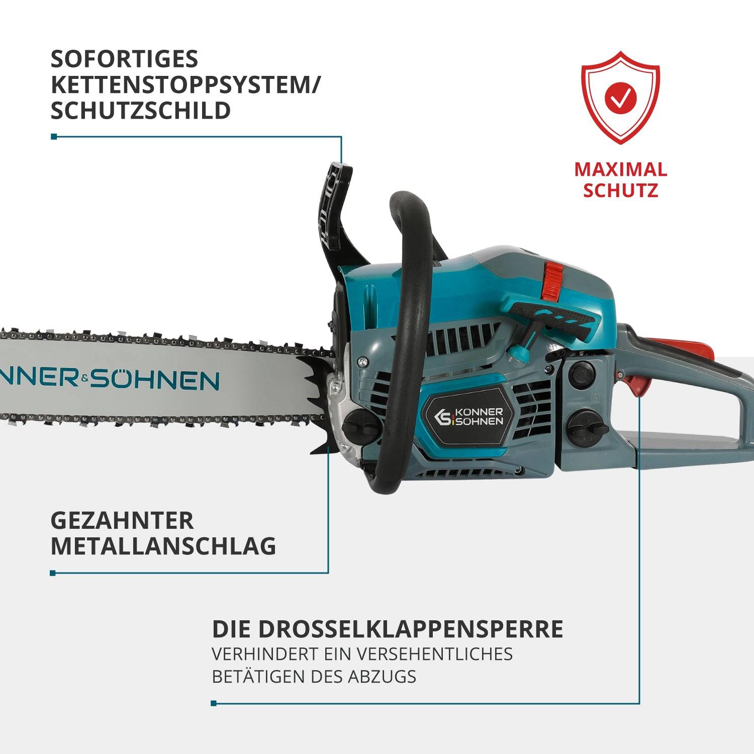 Benzin-Kettensäge KS CS31G-20-4