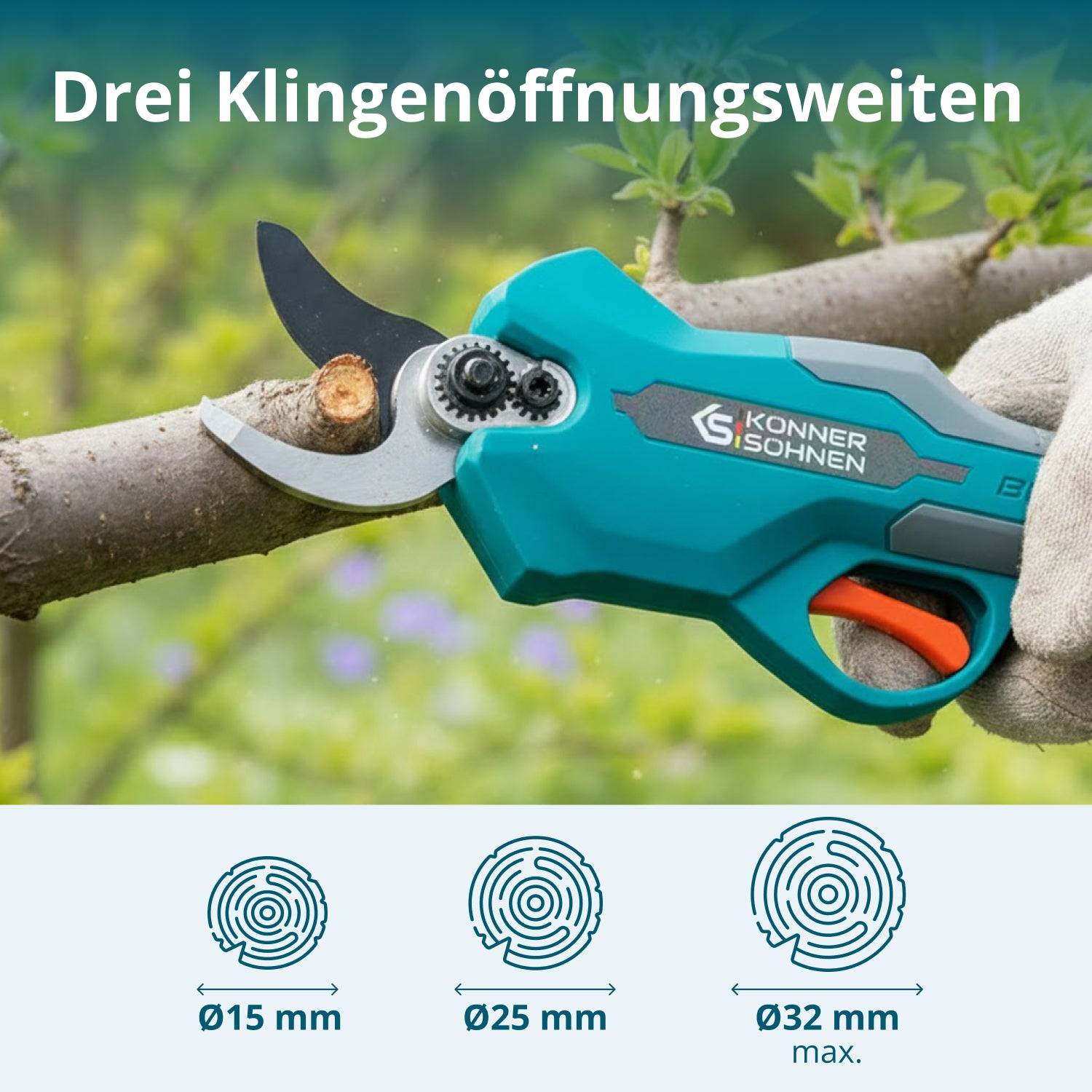 Akku-Gartenschere KS CPS20V-32-2