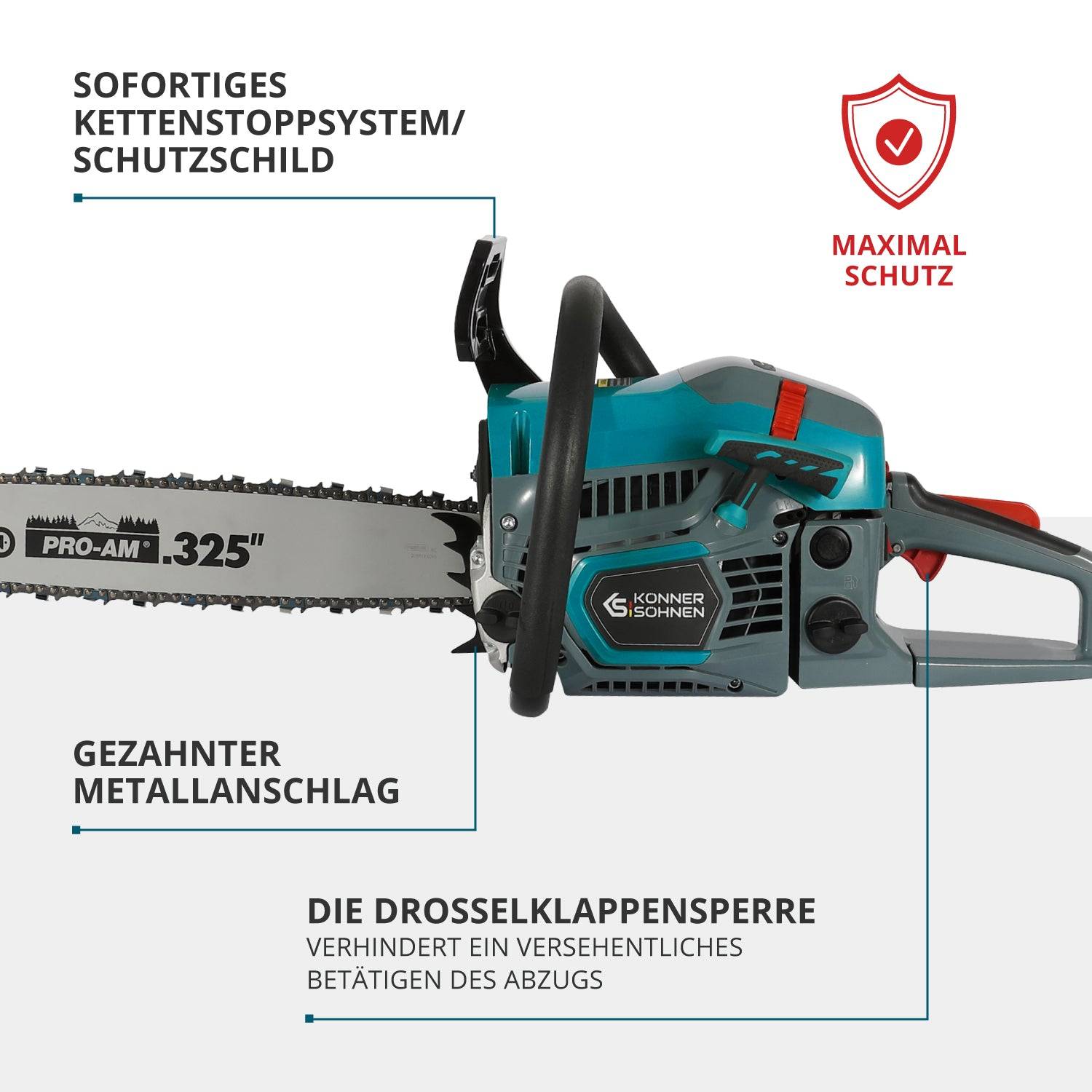 Benzin-Kettensäge KS CS31G-18-1-3