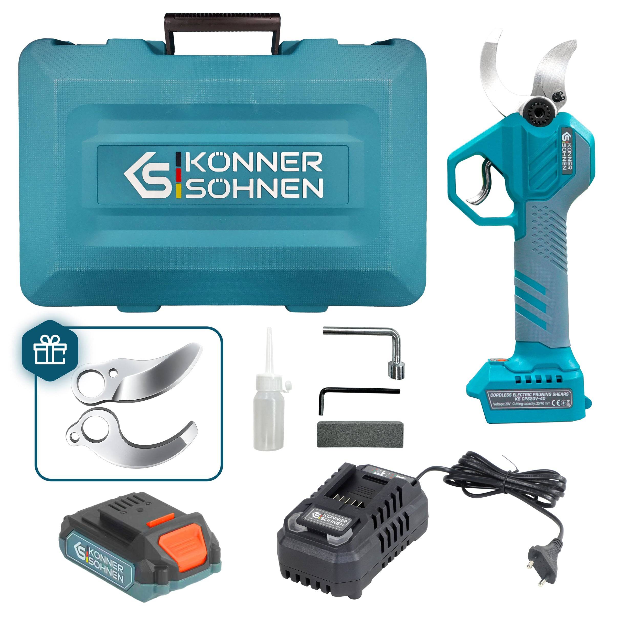 Akku-Gartenschere KS CPS20V-40 Case-0