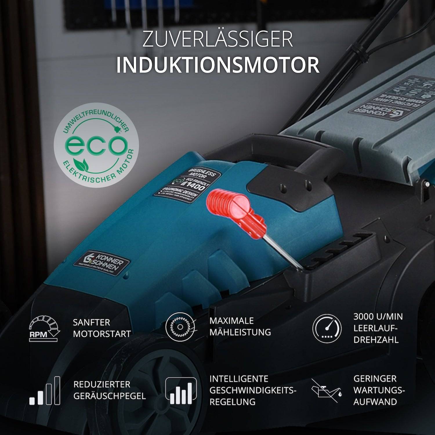 Elektrischer Rasenmäher KS 38LM-BL-5