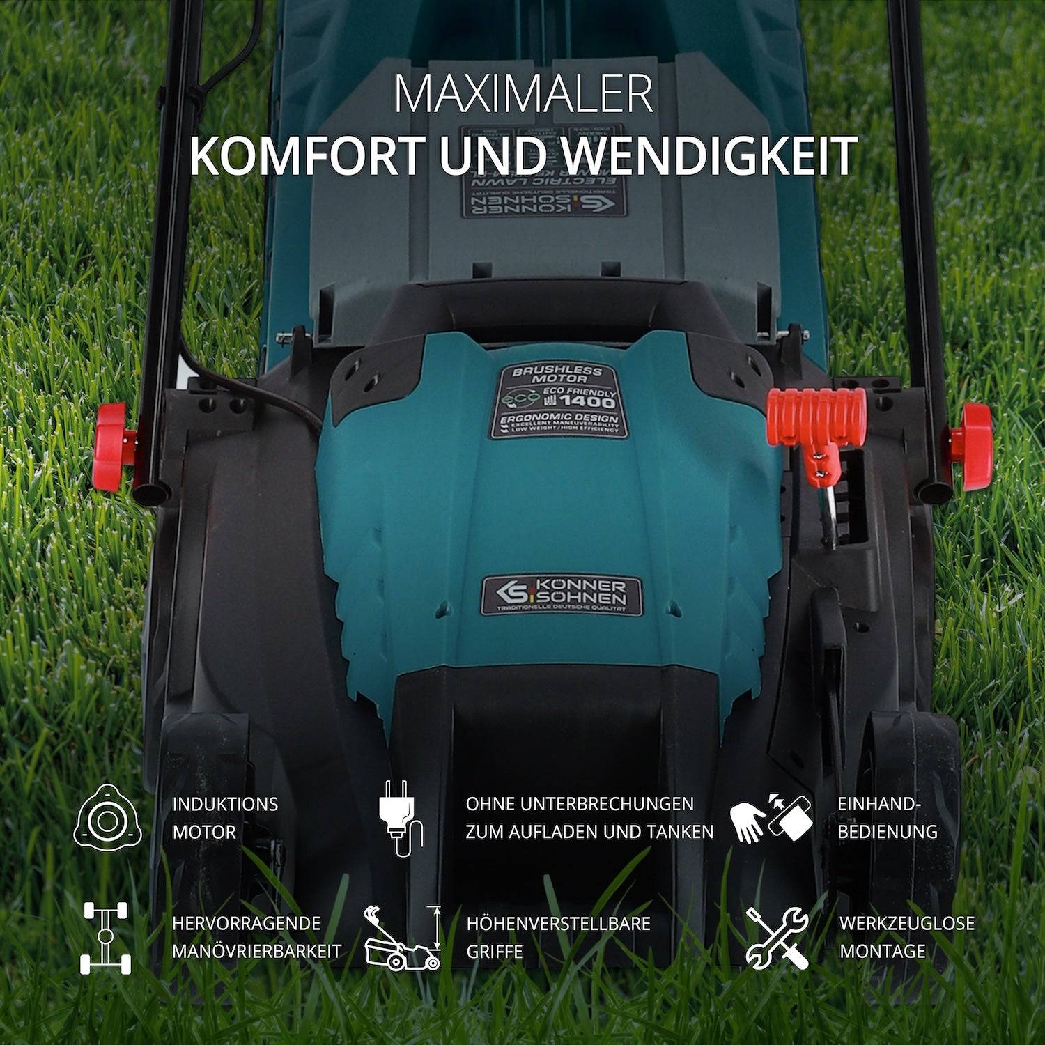 Elektrischer Rasenmäher KS 38LM-BL-1
