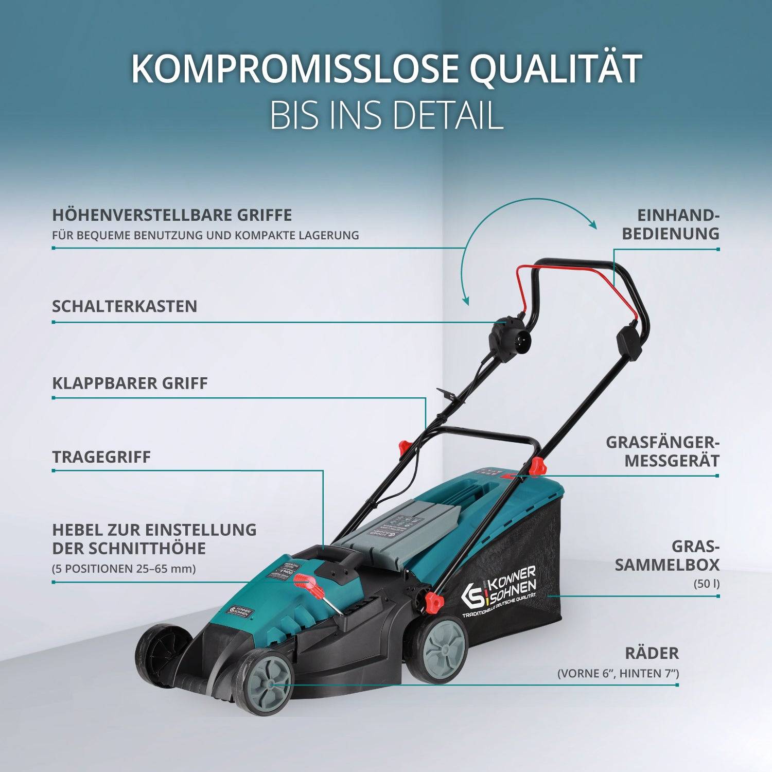Elektrischer Rasenmäher KS 38LM-BL-2